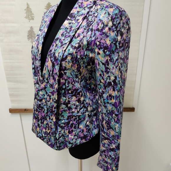 Mossimo Mixed Print Blazer - Small - Picture 6 of 9